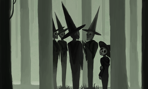 Meeting - A digital painting for a class on visual storytelling